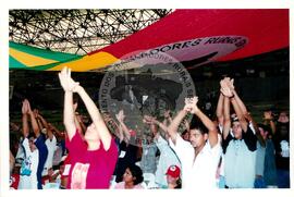 Encontro de Jovens do MST, na Ucicamp, 3o (Campinas-SP, 14 fev. 2001) [fotografia] / Fotógrafo(a) : Douglas Mansur. -- Ref.: BR-SPMST_MST-SN-CIN_AMP_000906-006906-ENJ.