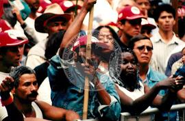 Congresso Nacional do MST, 3o (Distrito Federal (Brasil), 25 jul. 1995) [fotografia] / Fotógrafo(a) : Douglas Mansur ; Débora Lerrer. -- Ref.: BR-SPMST_MST-SN-CIN_AMP_000708-004401-CGR.