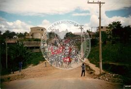 Manifestação (São Mateus-ES, 25 jul. 1988) [fotografia] / Fotógrafo(a) : Arquivo MST. -- Ref.: BR-SPMST_MST-SN-CIN_AMP_000520-002951-AMT.