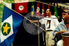 Encontro de Jovens do MST, na Ucicamp, 3o (Campinas-SP, 14 fev. 2001) [fotografia] / Fotógrafo(a) : Paulo Augusto. -- Ref.: BR-SPMST_MST-SN-CIN_AMP_000903-006738-ENJ.