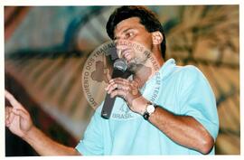 Ademar Bogo (Brasil, [sem data]) [fotografia] / Fotógrafo(a) : Douglas Mansur ; Juan Pezzuto ; Elizeu Santos ; Luciney Martins ; João Laet ; Arquivo MST. -- Ref.: BR-SPMST_MST-SN-CIN_AMP_001167-010239-LID.