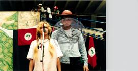 Encontro de Jovens do MST, na Ucicamp, 3o (Campinas-SP, 14 fev. 2001) [fotografia] / Fotógrafo(a) : Paulo Augusto. -- Ref.: BR-SPMST_MST-SN-CIN_AMP_000901-006607-ENJ.