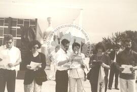 Ato (Distrito Federal (Brasil), 12 ago. 2000) [fotografia] / Fotógrafo(a) : Francisca Montejo. -- Ref.: BR-SPMST_MST-SN-CIN_AMP_000588-003382-AMT.