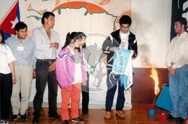 Curso de Militantes de Base do Conesul, 3o (Glória dos Dourados-MS, 02 a 05 mai.) [fotografia] / Fotógrafo(a) : Arquivo MST. -- Ref.: BR-SPMST_MST-SN-CIN_AMP_000863-005916-CUR.