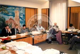 Delegação brasileira em conferência em Berlim (Berlim (Alemanha), nov. 1991) [fotografia] / Fotógrafo(a) : Arquivo MST. -- Ref.: BR-SPMST_MST-SN-CIN_AMP_001128-009329-RIT.