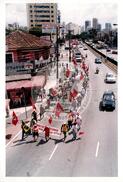 Marcha Sem Terra contra a prisão de 6 trabalhadores (São Paulo-SP, mar. 2000) [fotografia] / Fotógrafo(a) : Joaquim Duarte. -- Ref.: BR-SPMST_MST-SN-CIN_AMP_001426-011578-MAC.