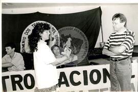 Encontro Nacional, 7o (Salvador-BA, dez. 1992) [fotografia] / Fotógrafo(a) : Douglas Mansur. -- Ref.: BR-SPMST_MST-SN-CIN_AMP_000994-007789-ENC.