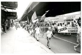 Caminhada São Paulo - Jundiaí (Jundiaí-SP, nov. 1993) [fotografia] / Fotógrafo(a) : Douglas Mansur. -- Ref.: BR-SPMST_MST-SN-CIN_AMP_001428-011599-MAC.