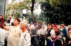 Manifestação (São Paulo-SP, [sem data]) [fotografia] / Fotógrafo(a) : Arquivo MST. -- Ref.: BR-SPMST_MST-SN-CIN_AMP_000410-002374-AMT.