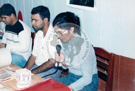 Oficina de Rádio (Cantagalo-PR, jul. 2002) [fotografia] / Fotógrafo(a) : Leticia Barqueta. -- Ref.: BR-SPMST_MST-SN-CIN_AMP_000689-003861-ARV.