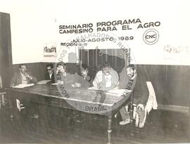 Seminário Programa Campesino para el Agro CNC (Chile, ago. 1989) [fotografia] / Fotógrafo(a) : CNC - Chile. -- Ref.: BR-SPMST_MST-SN-CIN_AMP_001086-008749-RIT.