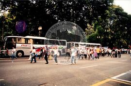 Manifestação (São Paulo-SP, [sem data]) [fotografia] / Fotógrafo(a) : Arquivo MST. -- Ref.: BR-SPMST_MST-SN-CIN_AMP_000410-002375-AMT.