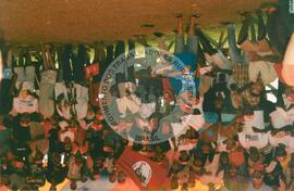 Mobilização em Brasília durante a Jornada Nacional "Acampamento Nacional Eldorado dos Carajás" (Brasília-DF, 03 set. 2001) [fotografia] / Fotógrafo(a) : Gildo Aguiar. -- Ref.: BR-SPMST_MST-SN-CIN_AMP_001918-014413-SJM.