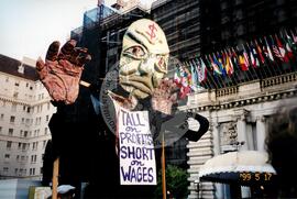 Manifestação contra Zedillo (São Francisco (EUA), [sem data]) [fotografia] / Fotógrafo(a) : Arquivo MST. -- Ref.: BR-SPMST_MST-SN-CIN_AMP_001061-008604-RIT.