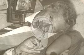 Francisco Julião [Pernambuco, Deputado Federal, PDT] (Brasil, 27 nov. 1986) [fotografia] / Fotógrafo(a) : Eduardo Tavares. -- Ref.: BR-SPMST_MST-SN-CIN_AMP_001533-011998-PER.