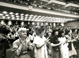 Congresso Mundial de Mulheres (Rússia, jul. 1990) [fotografia] / Fotógrafo(a) : Arquivo MST. -- Ref.: BR-SPMST_MST-SN-CIN_AMP_001163-010188-RIT.