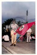 Marcha Sem Terra contra a prisão de 6 trabalhadores (São Paulo-SP, mar. 2000) [fotografia] / Fotógrafo(a) : Joaquim Duarte. -- Ref.: BR-SPMST_MST-SN-CIN_AMP_001425-011504-MAC.