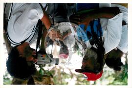 Semana Nacional de Cultura Brasileira e Reforma Agrária (Rio de Janeiro-RJ, 18 mar. 2002) [fotografia] / Fotógrafo(a) : João Laet. -- Ref.: BR-SPMST_MST-SN-CIN_AMP_001811-013119-NDT.