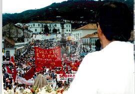 Manifestação (Ouro Preto-MG, 21 set. 1999) [fotografia] / Fotógrafo(a) : Rogério Reis. -- Ref.: BR-SPMST_MST-SN-CIN_AMP_000535-003021-AMT.