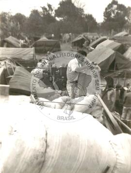 Acampamento do MST com 54 famílias (Bataiporã-MS, out. 1986) [fotografia] / Fotógrafo(a) : Cácia Cortez. -- Ref.: BR-SPMST_MST-SN-CIN_AMP_000019-000077-ACP.
