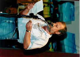 João Pedro Stédile (Brasil, [sem data]) [fotografia] / Fotógrafo(a) : Arquivo MST ; Cácia Cortez ; Débora Lerrer ; Douglas Mansur ; João Zinclar ; Luciney Martins ; Michelle Camafaldo. -- Ref.: BR-SPMST_MST-SN-CIN_AMP_001263-010594-LID.