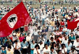 Abertura do Laboratório de Campo/Manifestação (Espírito Santo, [sem data]) [fotografia] / Fotógrafo(a) : [sem autoria]. -- Ref.: BR-SPMST_MST-SN-CIN_AMP_000524-002957-AMT.