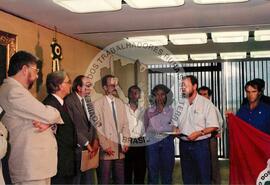 Audiência com o Presidente Itamar Franco (Distrito Federal (Brasil), 02 fev. 1993) [fotografia] / Fotógrafo(a) : Cassiana Caparelli. -- Ref.: BR-SPMST_MST-SN-CIN_AMP_000630-003558-ARV.