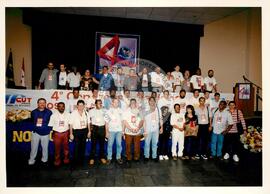 Congresso Nacional dos Metalurgicos da CUT, 4o (São Paulo (Estado), 05 jun. 1998) [fotografia] / Fotógrafo(a) : Douglas Mansur. -- Ref.: BR-SPMST_MST-SN-CIN_AMP_000755-004953-CSS.