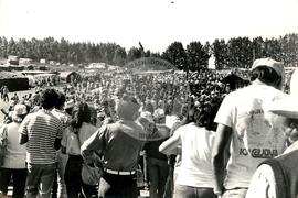 Protesto contra a violência da PM na "Fazenda Annoni" (Rio Grande do Sul, 19 out. 1986) [fotografia] / Fotógrafo(a) : Jussara Veron. -- Ref.: BR-SPMST_MST-SN-CIN_AMP_000454-002636-AMT.