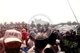 Acampamento do MST (Mimoso-ES, [sem data]) [fotografia] / Fotógrafo(a) : [sem autoria]. -- Ref.: BR-SPMST_MST-SN-CIN_AMP_000005-000015-ACP.