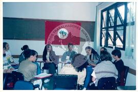 Oficina Militantes das Secretarias Estaduais Administrativa e Financeira, 1a (Cajamar-SP, 2000) [fotografia] / Fotógrafo(a) : [sem autoria]. -- Ref.: BR-SPMST_MST-SN-CIN_AMP_000854-005649-CUR.