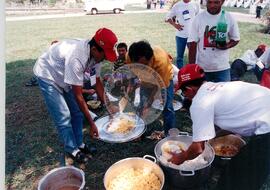 Chegada da Marcha Popular à Brasília (Brasília-DF, 07 out. 1999) [fotografia] / Fotógrafo(a) : Douglas Mansur. -- Ref.: BR-SPMST_MST-SN-CIN_AMP_001400-011181-MAC.