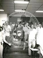 Encontro Estadual do MST, 6o (Mato Grosso do Sul, 19 dez. 1992) [fotografia] / Fotógrafo(a) : Cácia Cortez. -- Ref.: BR-SPMST_MST-SN-CIN_AMP_000966-007655-ENC.