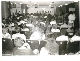 Ato no Sindicato dos Jornalistas (Brasil, 25 out. 1990) [fotografia] / Fotógrafo(a) : Douglas Mansur. -- Ref.: BR-SPMST_MST-SN-CIN_AMP_000721-004716-CSS.