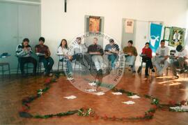 Curso de Relações Internacionais no Centro de Formação Roseli Nunes (São Paulo (Estado), set. 2001) [fotografia] / Fotógrafo(a) : Arquivo MST. -- Ref.: BR-SPMST_MST-SN-CIN_AMP_000856-005680-CUR.