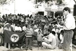 Assembléia da Reforma Agrária (Natal-RN, 03 mai. 1995) [fotografia] / Fotógrafo(a) : Lenilton Lima. -- Ref.: BR-SPMST_MST-SN-CIN_AMP_000137-001066-ACS.