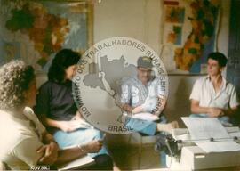 Laboratório de Campo no Assentamento, 1o (Espírito Santo, ago. 1989) [fotografia] / Fotógrafo(a) : Ana Justo. -- Ref.: BR-SPMST_MST-SN-CIN_AMP_000874-006162-EDU.