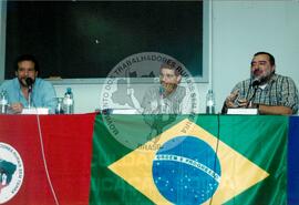 Seminário para Jornalistas e Estudantes (São Paulo-SP, 10 mai. 2001) [fotografia] / Fotógrafo(a) : Cásper Líbero. -- Ref.: BR-SPMST_MST-SN-CIN_AMP_000157-001136-ACS.
