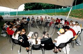 Seminário Nacional sobre Educação no Campo (Brasília-DF, 26 nov. 2002) [fotografia] / Fotógrafo(a) : Nivaldo Honório. -- Ref.: BR-SPMST_MST-SN-CIN_AMP_000113-000773-ACS.