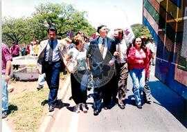 Chegada da Marcha Popular à Brasília (Brasília-DF, 07 out. 1999) [fotografia] / Fotógrafo(a) : Douglas Mansur. -- Ref.: BR-SPMST_MST-SN-CIN_AMP_001400-011183-MAC.
