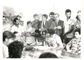 Audiência com o Ministro Nelson Ribeiro MIRAD (Distrito Federal (Brasil), 19 mai. 1985) [fotografia] / Fotógrafo(a) : Railda Herrero. -- Ref.: BR-SPMST_MST-SN-CIN_AMP_000620-003500-ARV.