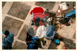 Mobilização (São Paulo-SP, 17 abr. 1988) [fotografia] / Fotógrafo(a) : Douglas Mansur. -- Ref.: BR-SPMST_MST-SN-CIN_AMP_000372-001844-AMT.
